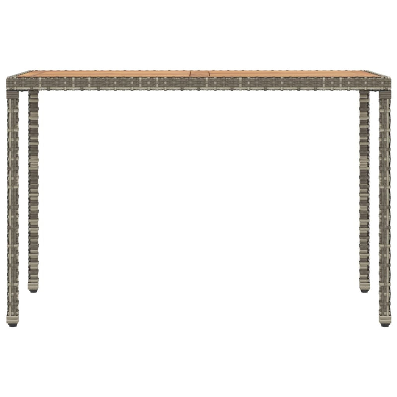 vidaXL 6 Piece Garden Dining Set with Cushions Black Poly Rattan