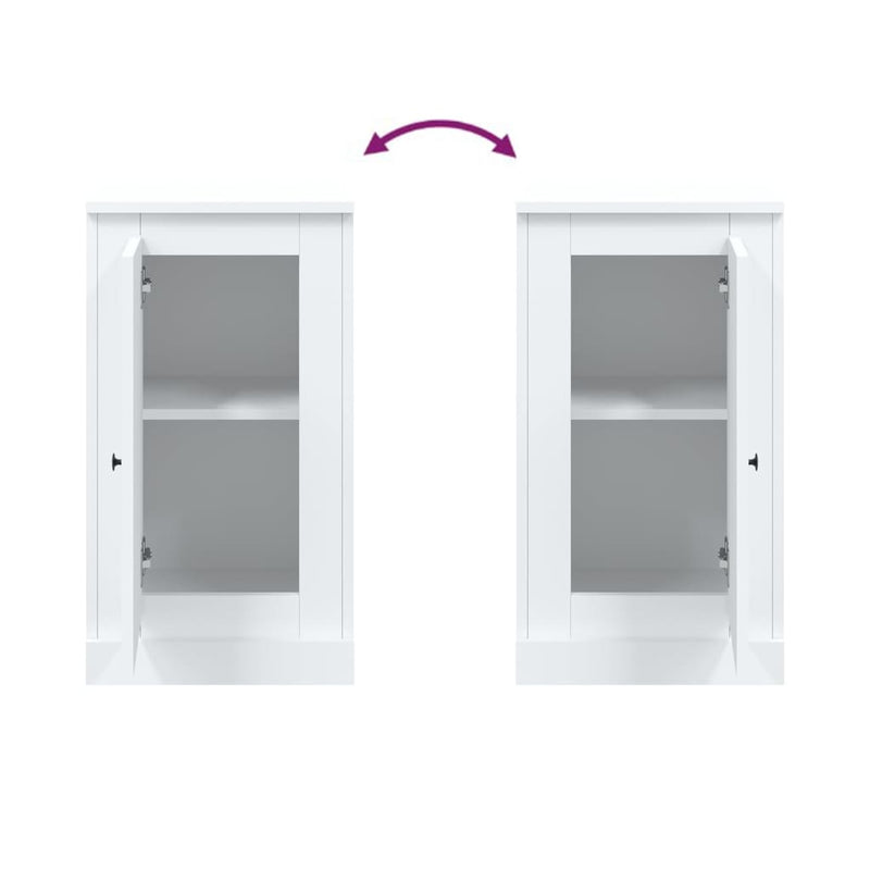 vidaXL Sideboard White 37.5x35.5x67.5 cm Engineered Wood