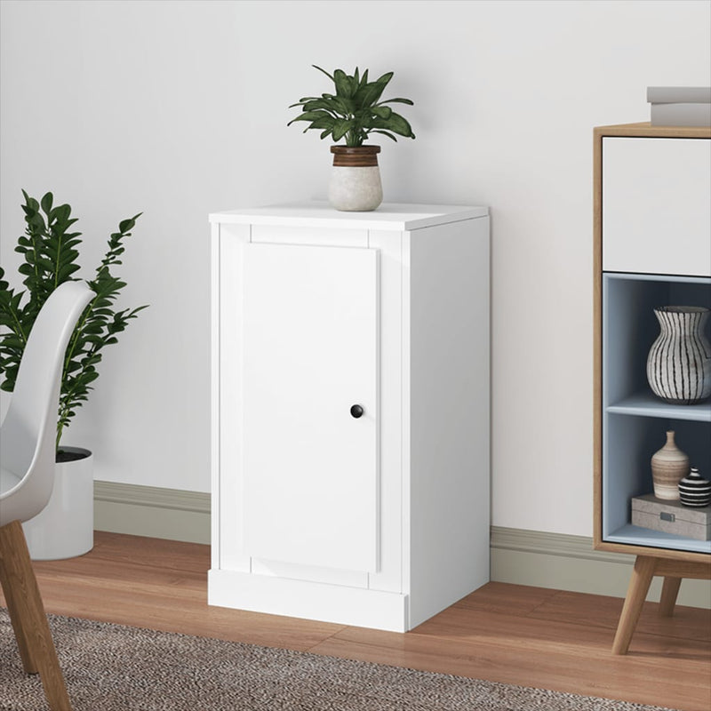 vidaXL Sideboard White 37.5x35.5x67.5 cm Engineered Wood