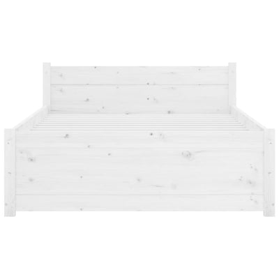 vidaXL Bed Frame 92x187 cm Single Solid Wood