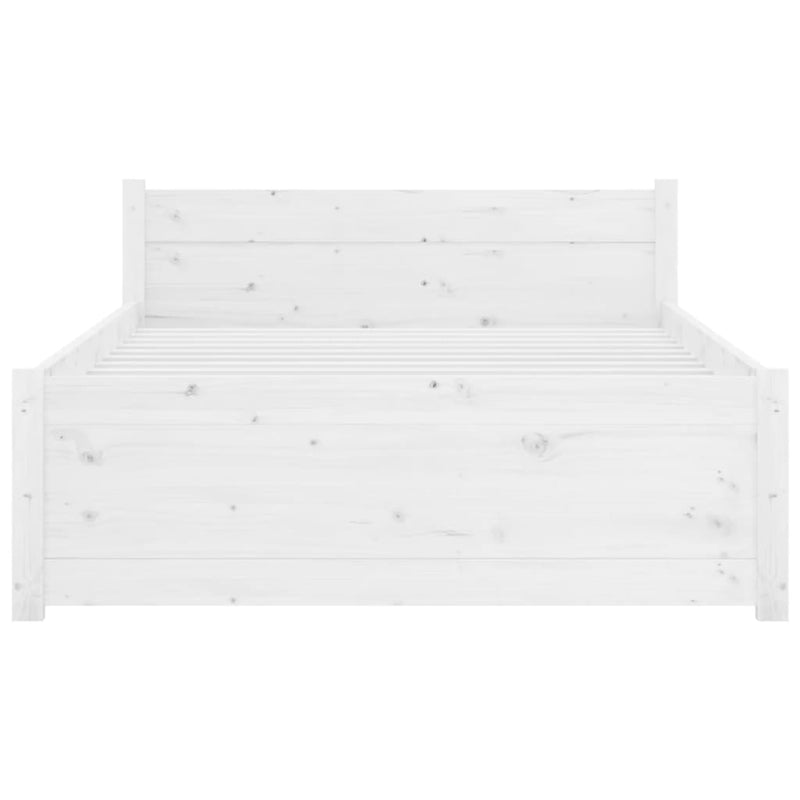 vidaXL Bed Frame 92x187 cm Single Solid Wood