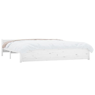 vidaXL Bed Frame 183x203 cm King Size Solid Wood