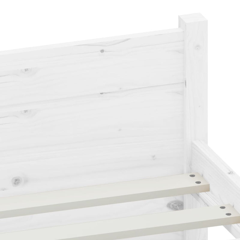 vidaXL Bed Frame 183x203 cm King Size Solid Wood