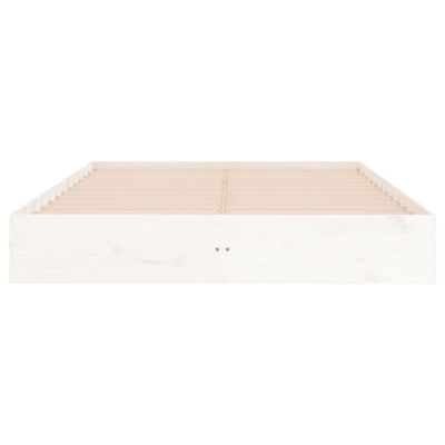 vidaXL Bed Frame 183x203 cm King Size Solid Wood