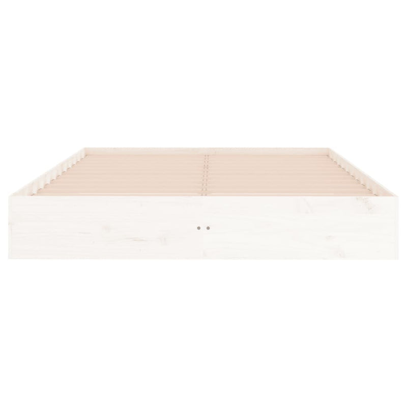 vidaXL Bed Frame 183x203 cm King Size Solid Wood