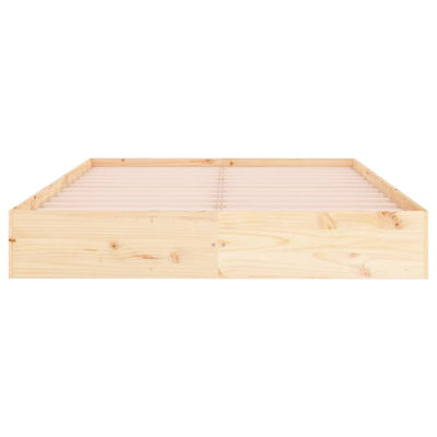 vidaXL Bed Frame 153x203 cm Queen Solid Wood