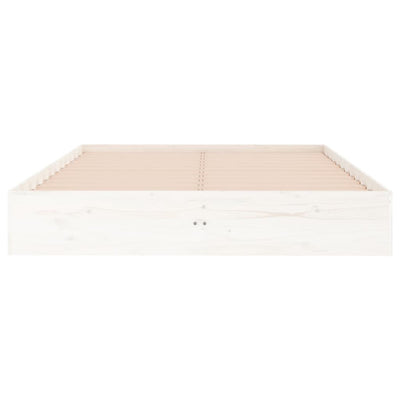 vidaXL Bed Frame Solid Wood 137x187 cm Double