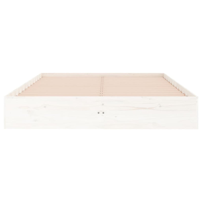 vidaXL Bed Frame Solid Wood 137x187 cm Double