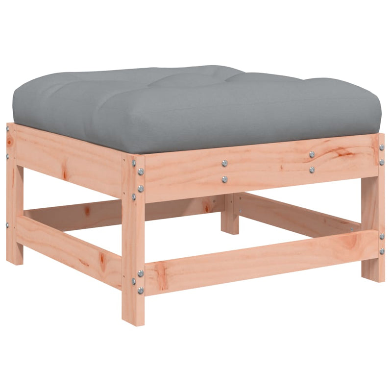 vidaXL 3 Piece Garden Lounge Set with Cushions Solid Wood Douglas