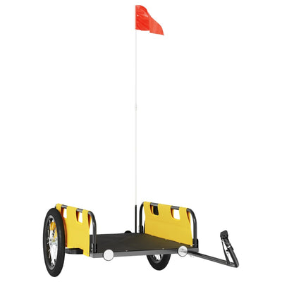 vidaXL Bike Trailer Blue Oxford Fabric and Iron