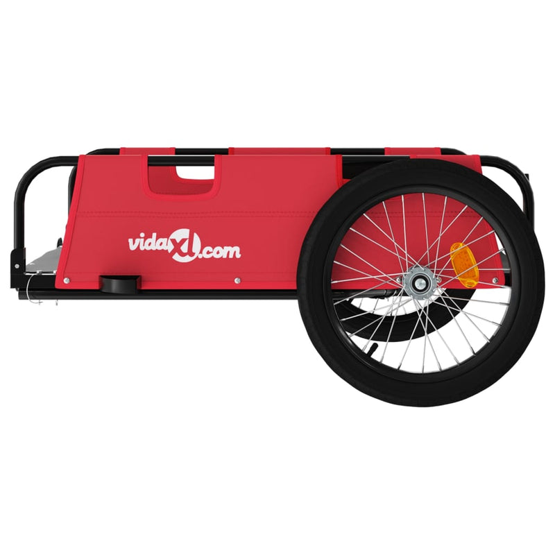 vidaXL Bike Trailer Blue Oxford Fabric and Iron