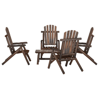 vidaXL 3 Piece Garden Lounge Set Solid Wood Spruce