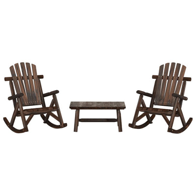 vidaXL 5 Piece Garden Lounge Set Solid Wood Spruce