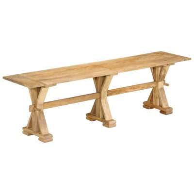 vidaXL Bench 110x35x45 cm Solid Wood Mango