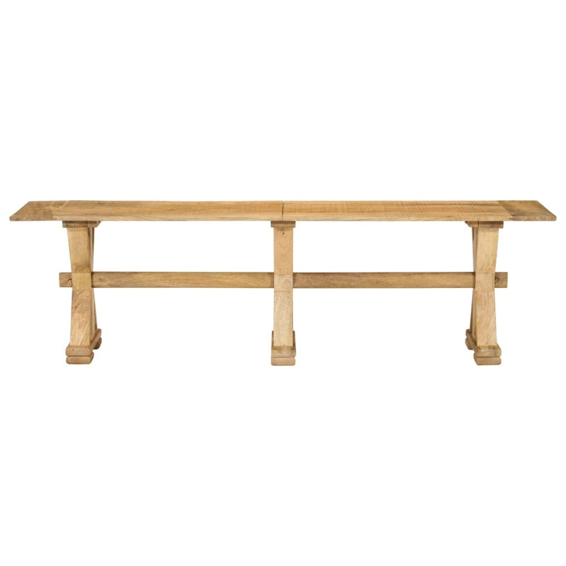 vidaXL Bench 110x35x45 cm Solid Wood Mango