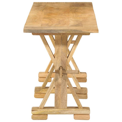 vidaXL Bench 110x35x45 cm Solid Wood Mango