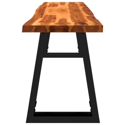 vidaXL Bench with Live Edge 110 cm Solid Wood Acacia