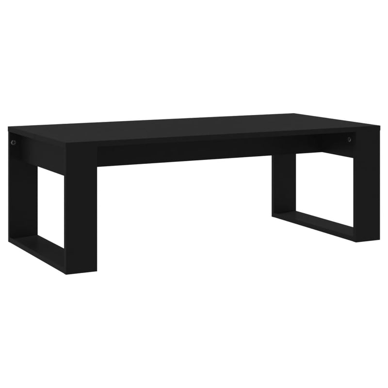 vidaXL Coffee Table Black 102x50x35 cm Engineered Wood