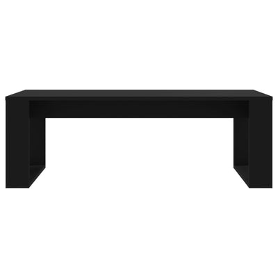 vidaXL Coffee Table Black 102x50x35 cm Engineered Wood