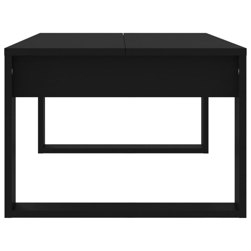 vidaXL Coffee Table Black 102x50x35 cm Engineered Wood