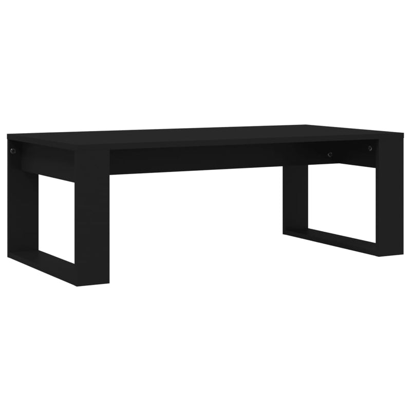 vidaXL Coffee Table Black 102x50x35 cm Engineered Wood