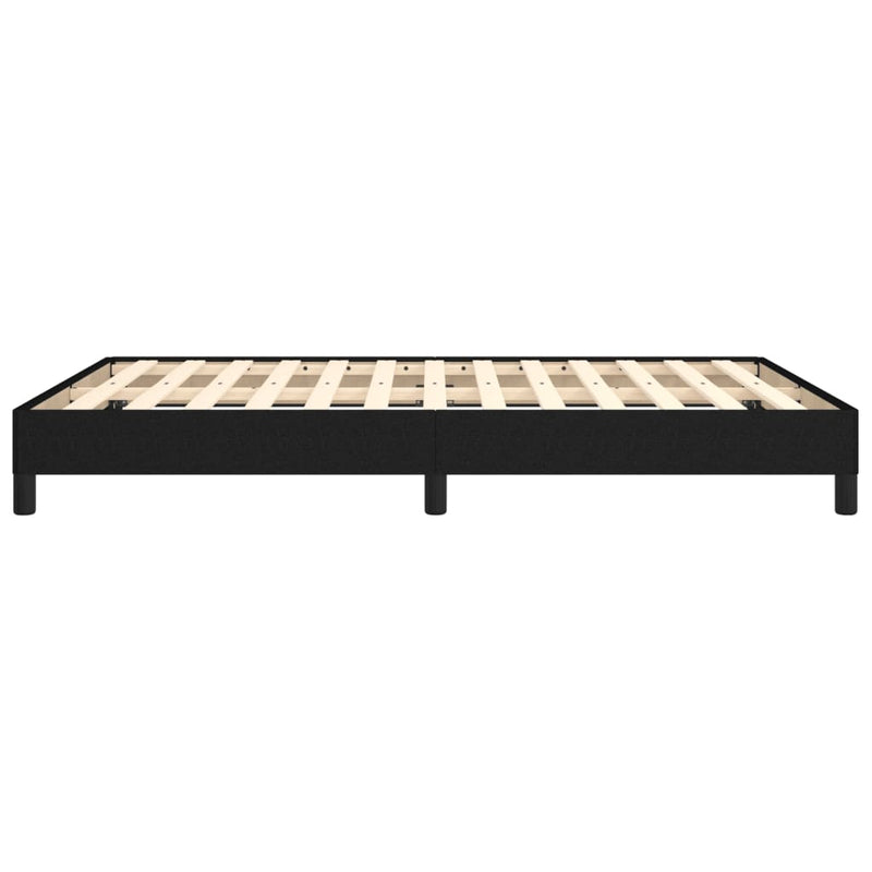 vidaXL Bed Frame without Mattress Dark Grey King Single Fabric