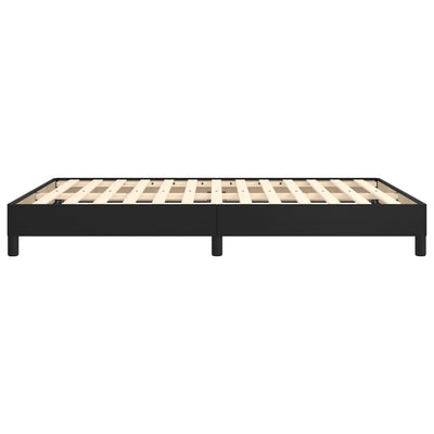 vidaXL Bed Frame without Mattress Black King Single Faux Leather