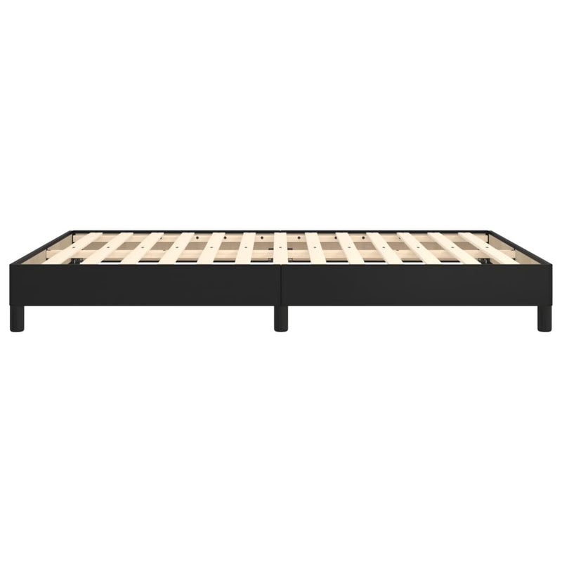 vidaXL Bed Frame without Mattress Black King Single Faux Leather