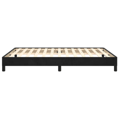 vidaXL Bed Frame without Mattress Dark Grey King Single Velvet