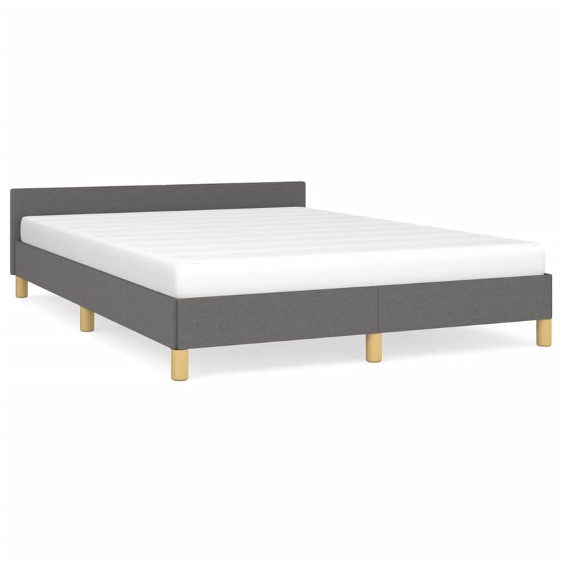 vidaXL Bed Frame without Mattress Black King Single Size Fabric