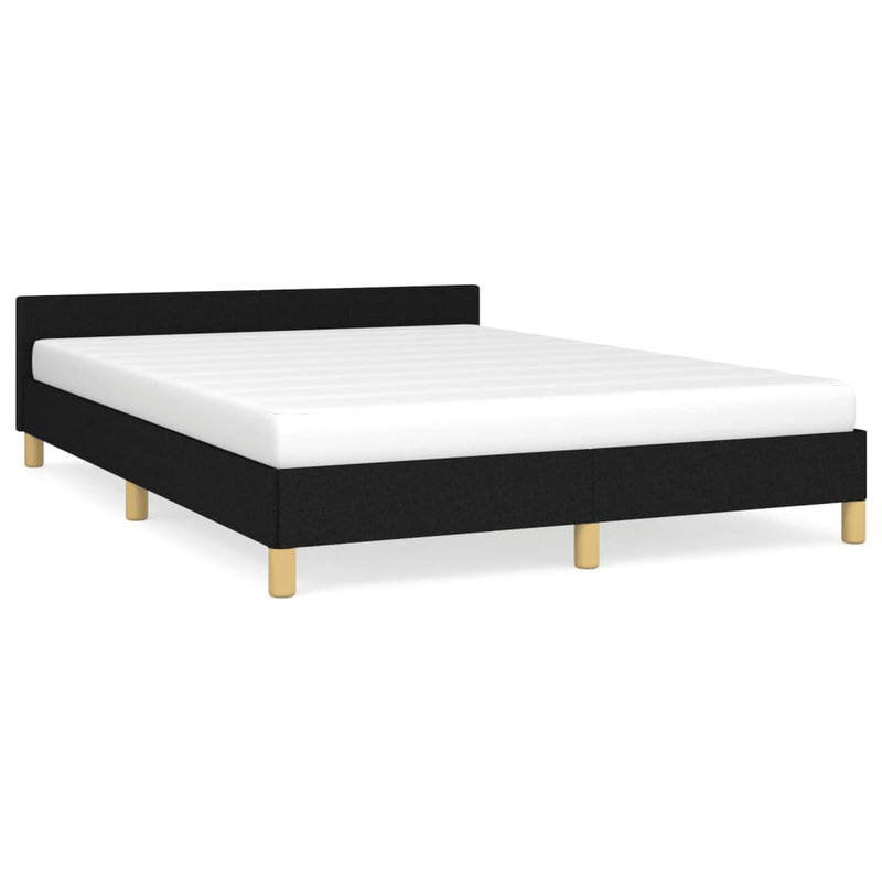 vidaXL Bed Frame without Mattress Black King Single Size Fabric