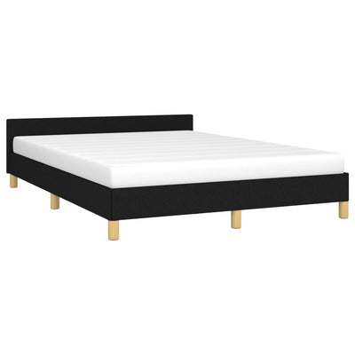 vidaXL Bed Frame without Mattress Black King Single Size Fabric