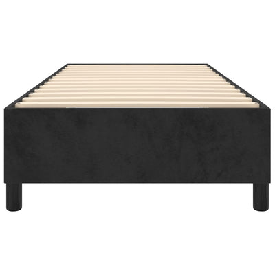 vidaXL Box Spring Bed without Mattress Black King Single Size Velvet