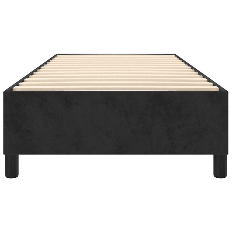vidaXL Box Spring Bed without Mattress Black King Single Size Velvet