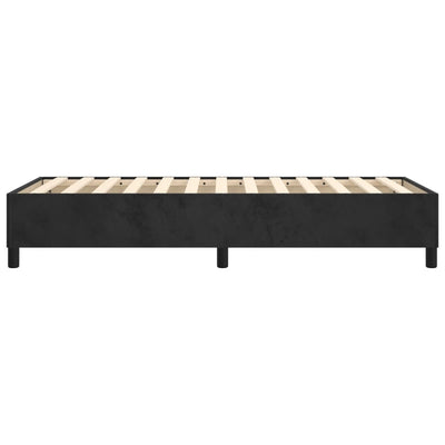 vidaXL Box Spring Bed without Mattress Black King Single Size Velvet