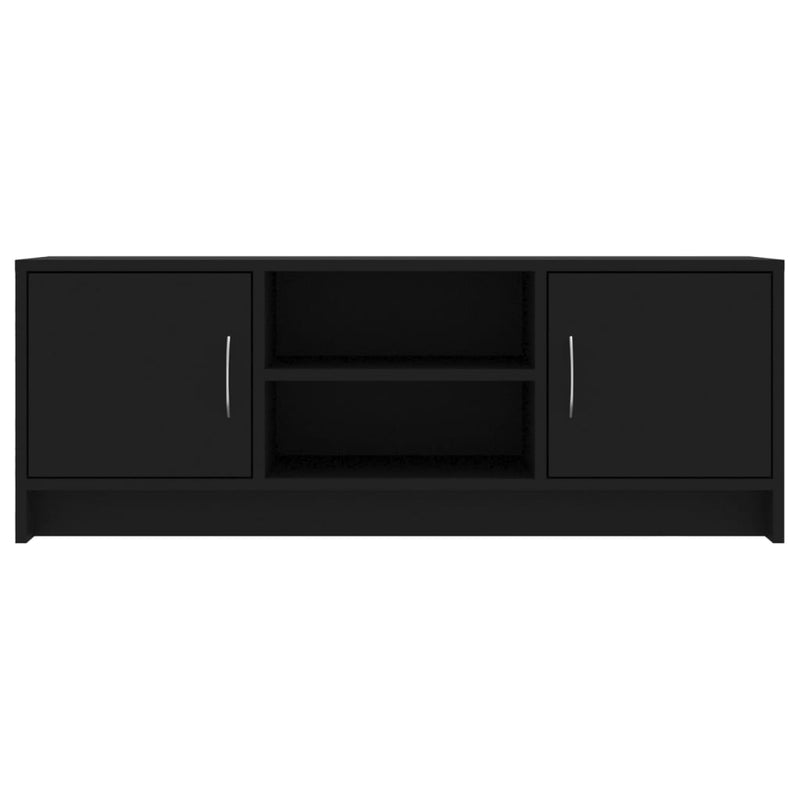vidaXL TV Cabinet Black 102x30x37.5 cm Engineered Wood