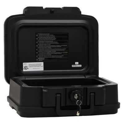 vidaXL Safe Box Black 38x32.5x16.5 cm