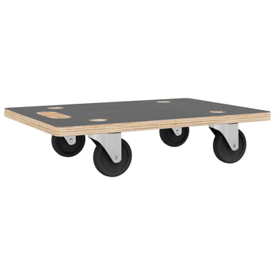 vidaXL Transport Trolleys 2 pcs Round Ø38x11.5 cm 250 kg