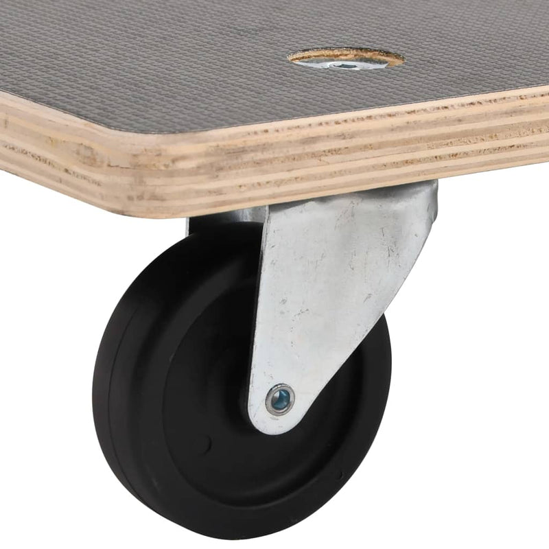 vidaXL Transport Trolleys 2 pcs Round Ø38x11.5 cm 250 kg