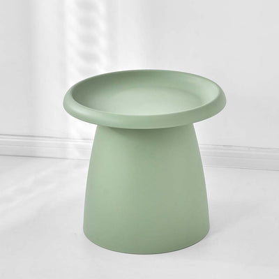 Artiss Coffee Table Round 52CM Plastic Green