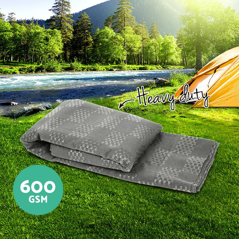 Weisshorn 7M X 2.5M Annex Matting 600GSM Floor Mats Mesh Caravan Camping Annexe