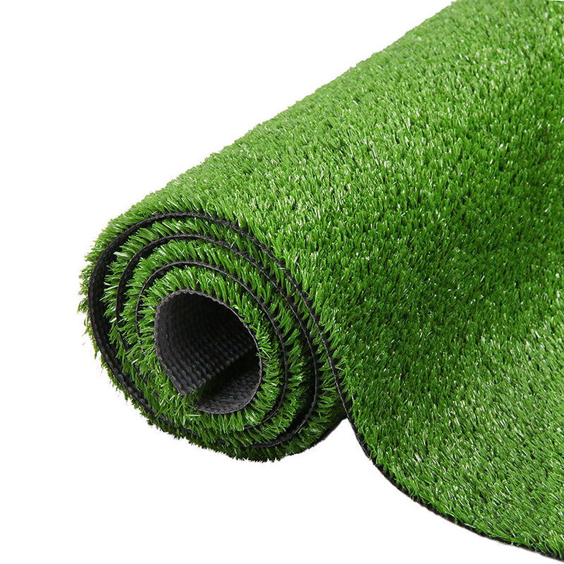 Prime Turf Artificial Grass 1mx10m 17mm Synthetic Fake Lawn Turf Plant Plastic Olive