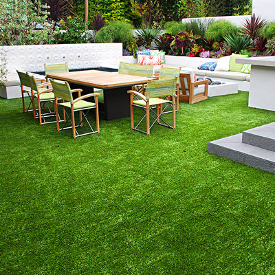 Prime Turf Artificial Grass 20SQM 20mm Synthetic Fake Lawn Turf Plant Plastic 4-coloured 1mx10m