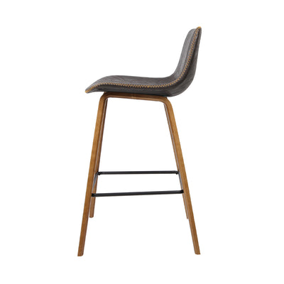 Artiss Bar Stools Kitchen Counter Barstools Leather Wooden Chairs x2