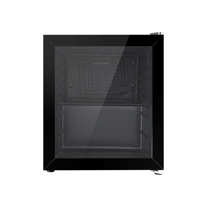 Devanti 46L Bar Fridge Glass Door Black