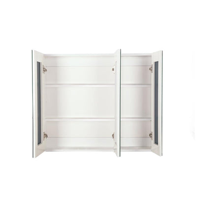 Cefito Bathroom Vanity Mirror with Storage Cabinet - White