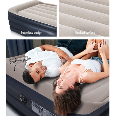 Bestway Air Mattress Inflatable Bed 46cm Airbed Single Blue