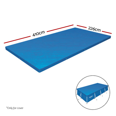 Bestway 58017 Pool Cover Fits 4x2.11m Above Ground Swimming Pool PE Blanket