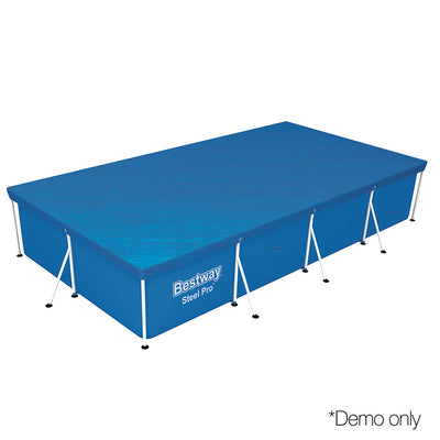 Bestway 58017 Pool Cover Fits 4x2.11m Above Ground Swimming Pool PE Blanket