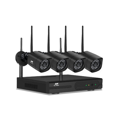 UL-TECH 3MP 8CH NVR Wireless 4 Security Cameras Set